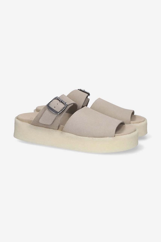 Clarks Originals klapki zamszowe Crepe Slide Cholewka: Skóra zamszowa, Wnętrze: Materiał syntetyczny, Skóra zamszowa, Podeszwa: Materiał syntetyczny