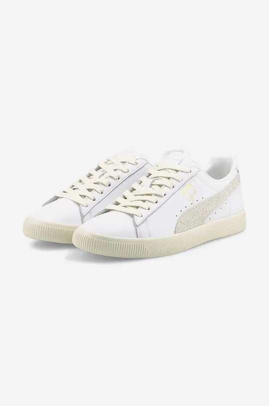 white Puma leather sneakers Clyde Base