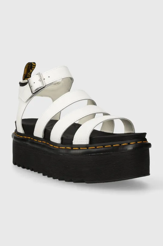 Dr. Martens leather sandals Blaire Quad white