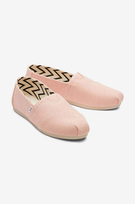 Espadrile Toms Alpargata 10019634 PEACH BLUSH oranžna