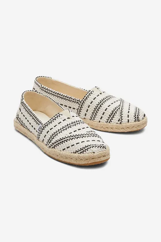beżowy Toms espadryle Toms Alpargata Rope 10019685 NATURAL