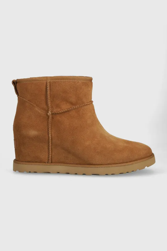 brown UGG suede snow boots Classic Femme Mini Women’s