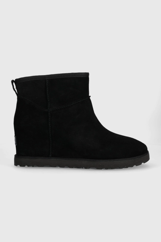 negru UGG cizme din piele întoarsă Classic Femme Mini De femei