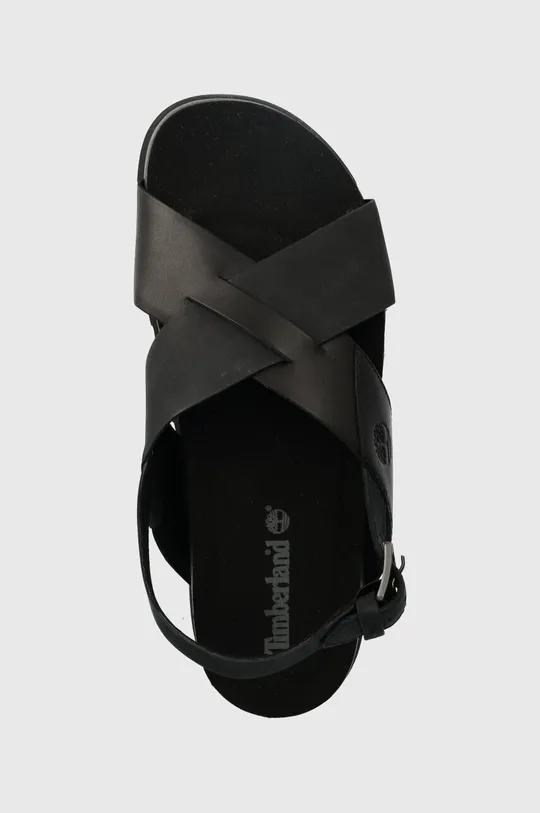 negru Timberland sandale de piele Santamonica Sun Xband