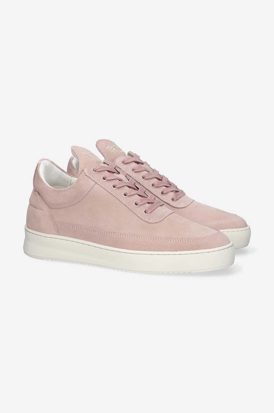 różowy Filling Pieces sneakersy zamszowe Low Top Suede