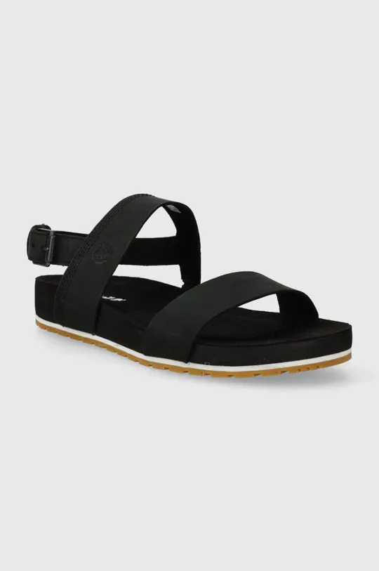Semišové sandály Timberland černá