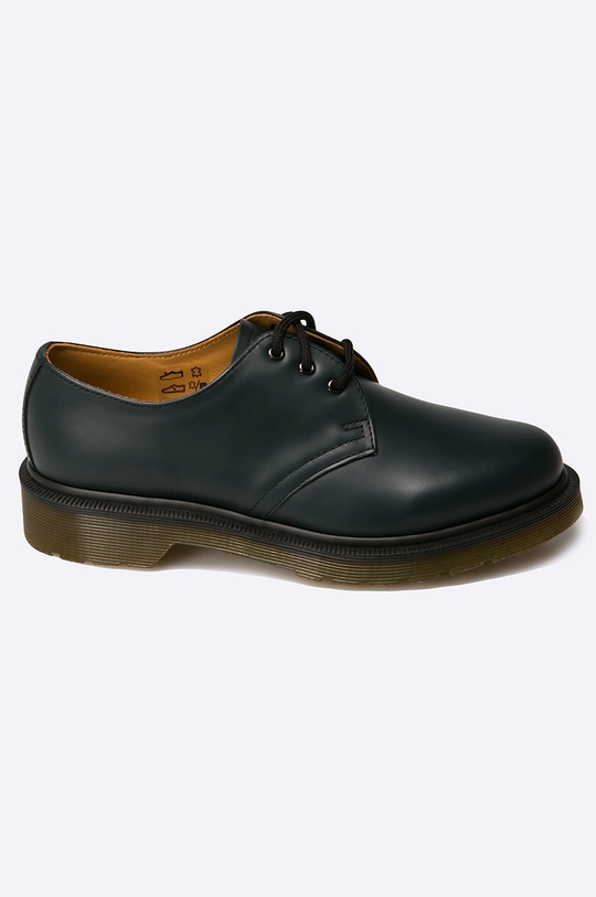 czarny Dr. Martens - Półbuty 1461 Smooth Noir Damski