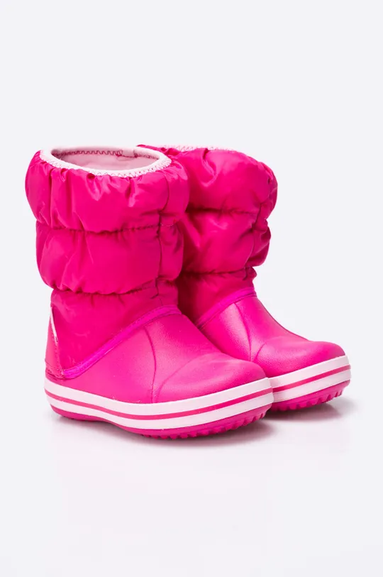 Zimné topánky Crocs Winter Puff ružová