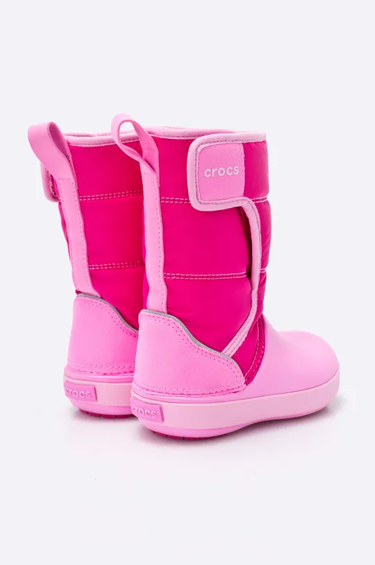 рожевий Crocs - Дитячі зимові черевики Lodge Point
