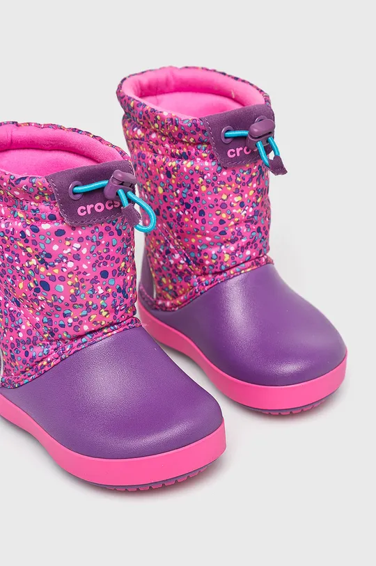 Зимняя обувь Crocs Crocband Lodge 204829 фиолетовой