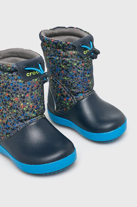 Зимняя обувь Crocs Crocband Lodge 204829 тёмно-синий
