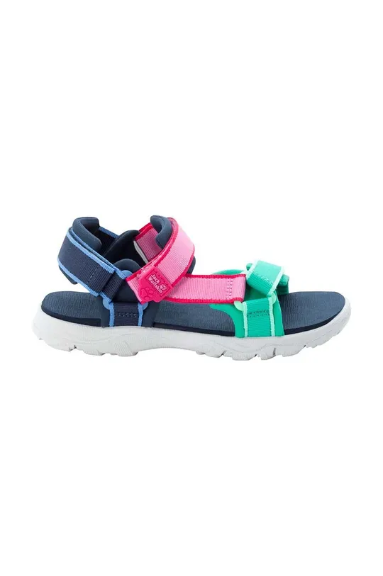 Jack Wolfskin sandali per bambini SEVEN SEAS 3 K multicolore