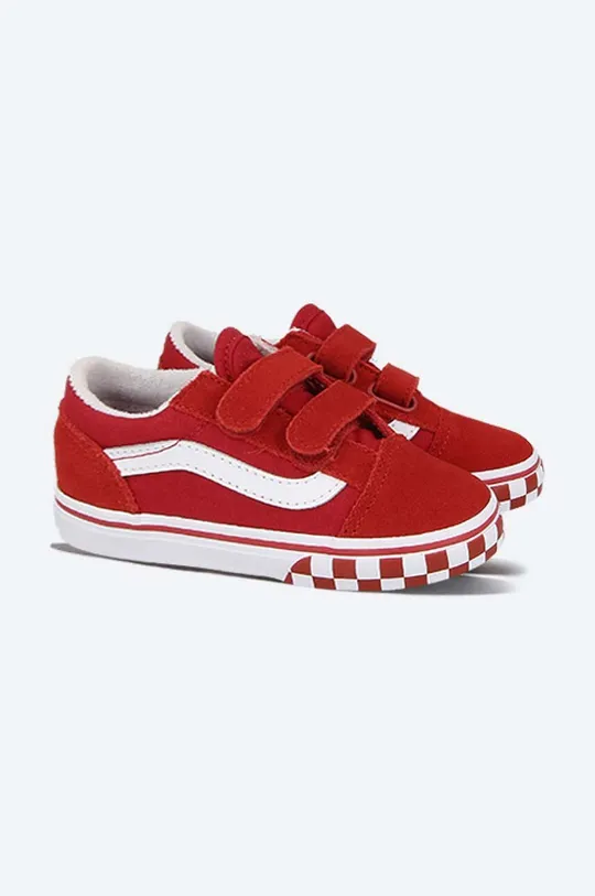 κόκκινο Παιδικά πάνινα παπούτσια Vans Old Skool V