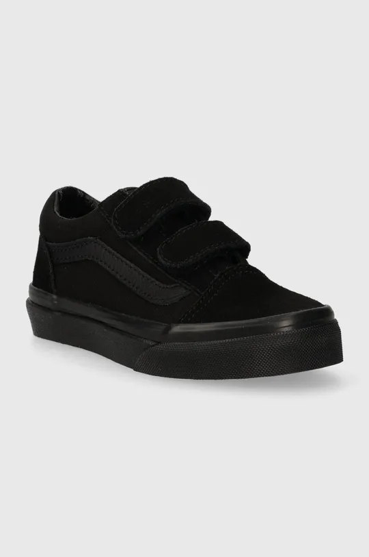 Παιδικά πάνινα παπούτσια Vans μαύρο