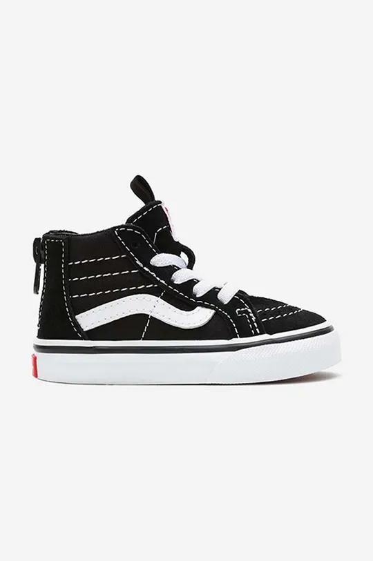 μαύρο Παιδικά πάνινα παπούτσια Vans VN000XG5 TD SK8-Hi Zip Παιδικά