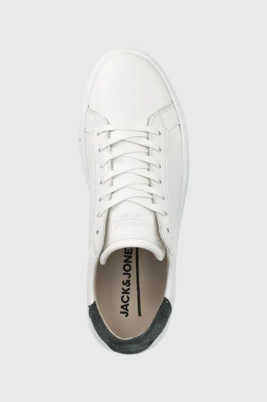 λευκό Δερμάτινα παπούτσια Jack & Jones