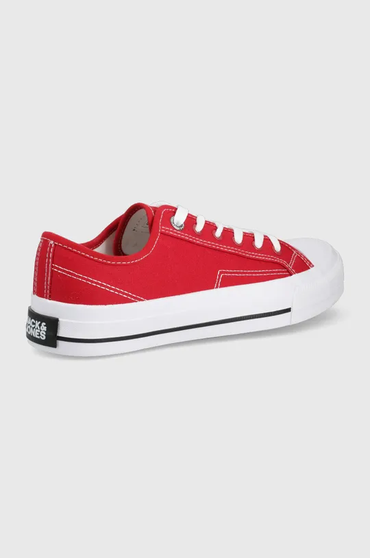 Πάνινα παπούτσια Jack & Jones κόκκινο