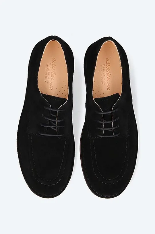 черен Половинки обувки от велур Astorflex CARLFLEX