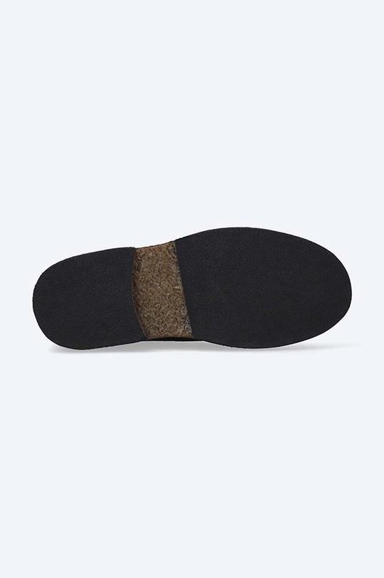 Astorflex botine de piele întoarsă NUVOFLEX.001 negru