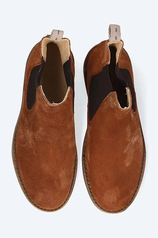hnedá Semišové topánky chelsea Astorflex WILFLEX 1036