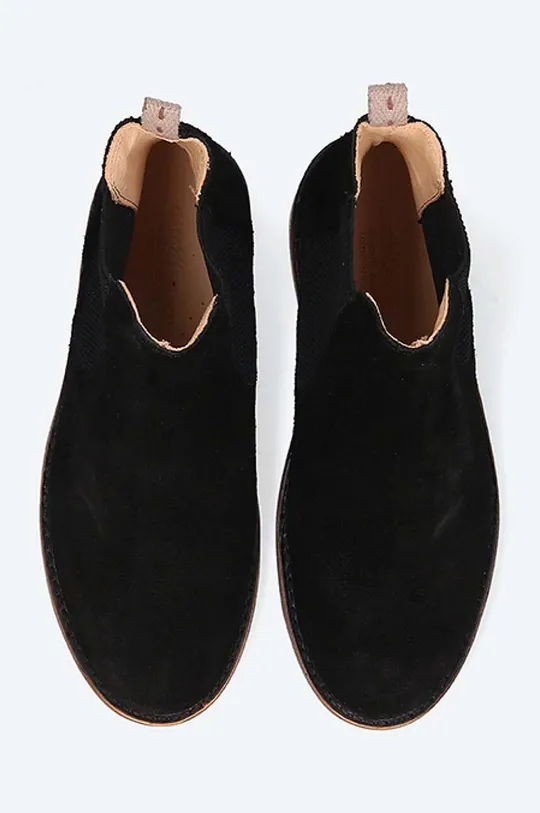 čierna Semišové topánky chelsea Astorflex WILFLEX 1036