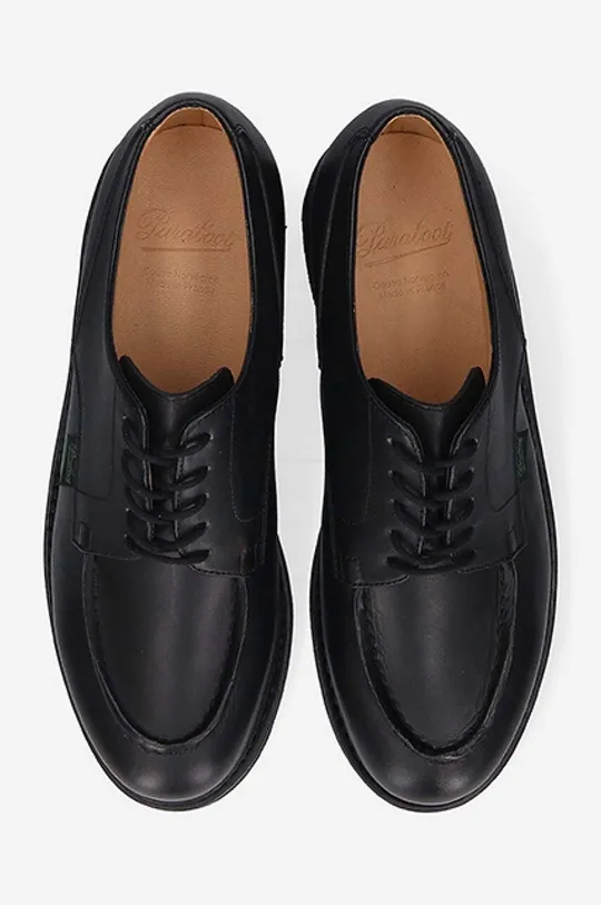negru Paraboot pantofi de piele Chambord/Tex 710709