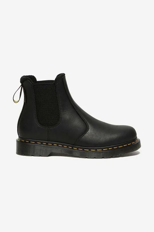 black Dr. Martens leather chelsea boots 2976 Valor Waterproof 27142001 Men’s