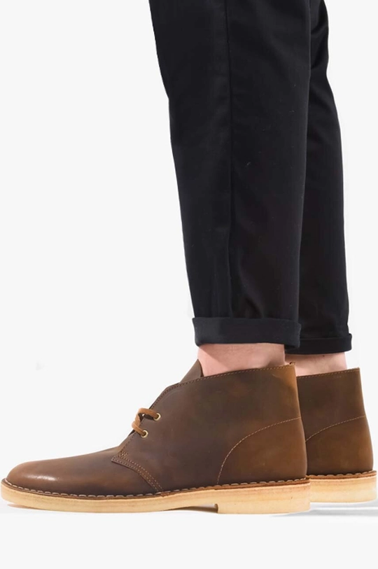 Кожаные туфли Clarks Desert Boot Beeswax Мужской