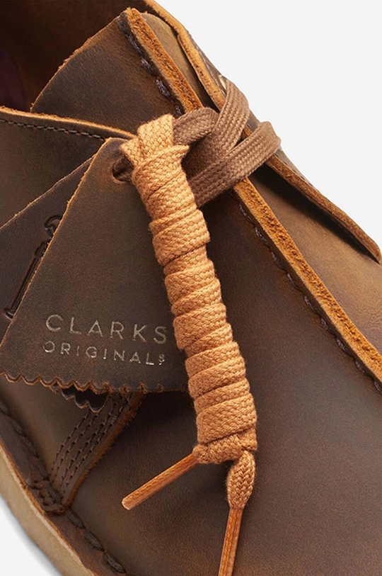 Кожени половинки обувки Clarks Desert Чоловічий