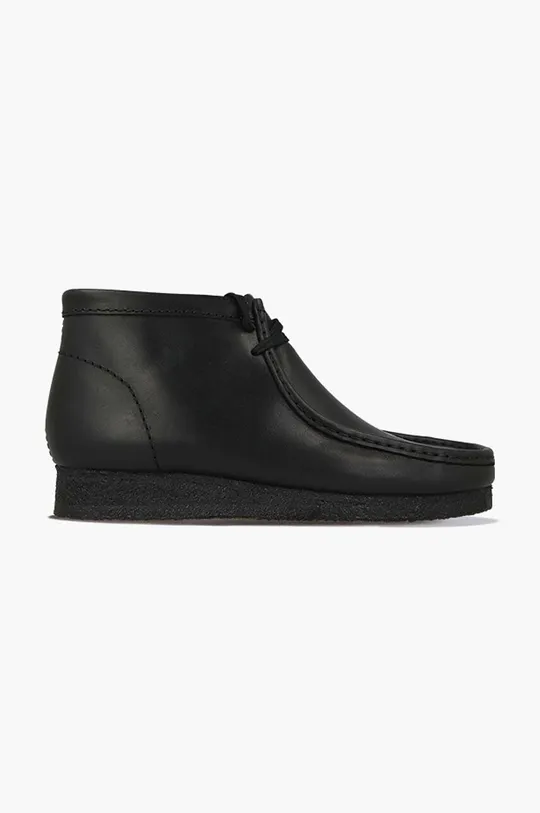 black Clarks leather shoes Wallabee 26155512 Men’s