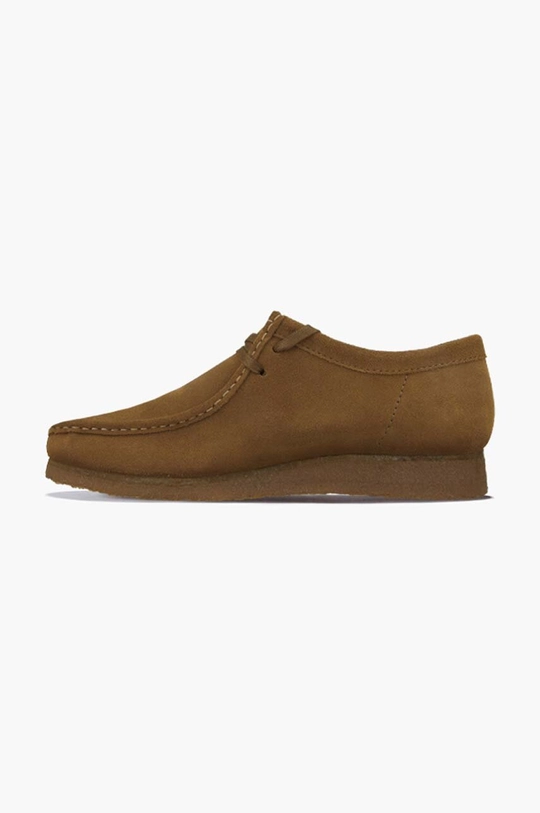 Cipele od brušene kože Clarks Wallabee  Vanjski dio: Prirodna koža Unutrašnji dio: Prirodna koža Potplat: Sintetički materijal