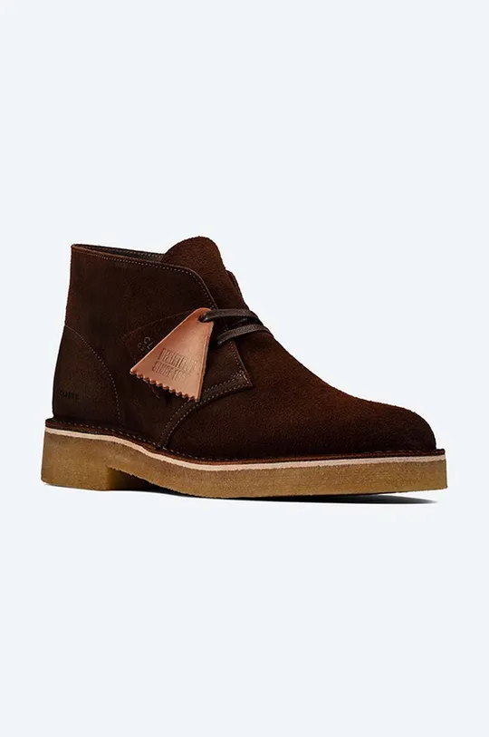 коричневый Замшевые ботинки Clarks Desert Boot