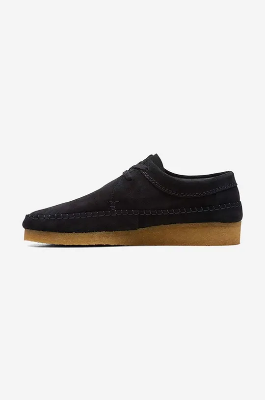 Clarks suede shoes Weaver  Uppers: Natural leather Inside: Natural leather Outsole: Synthetic material