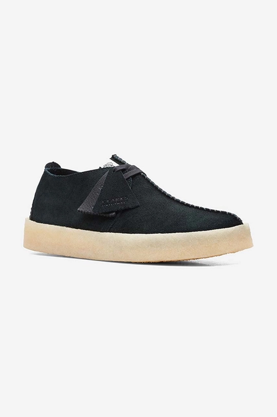 black Clarks suede sneakers Trek Cup