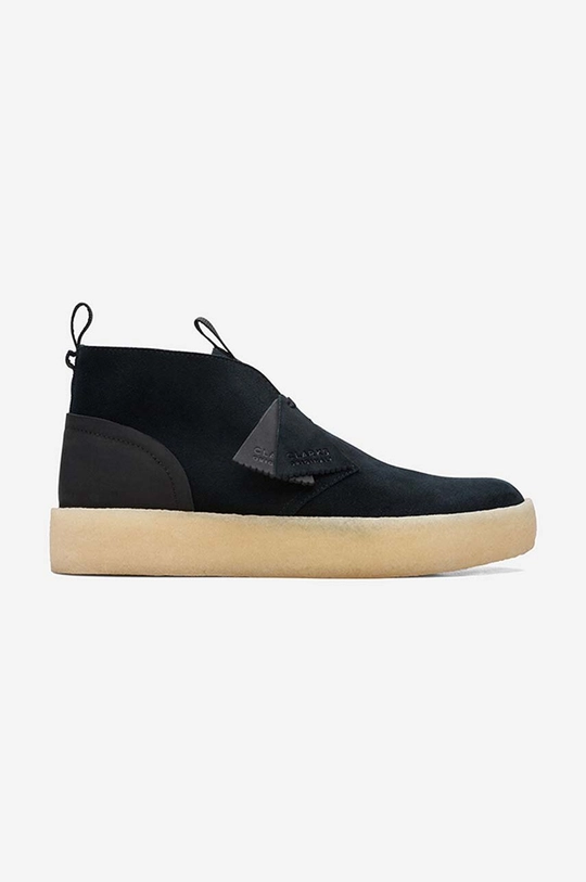 black Clarks leather shoes Desert Cup Men’s