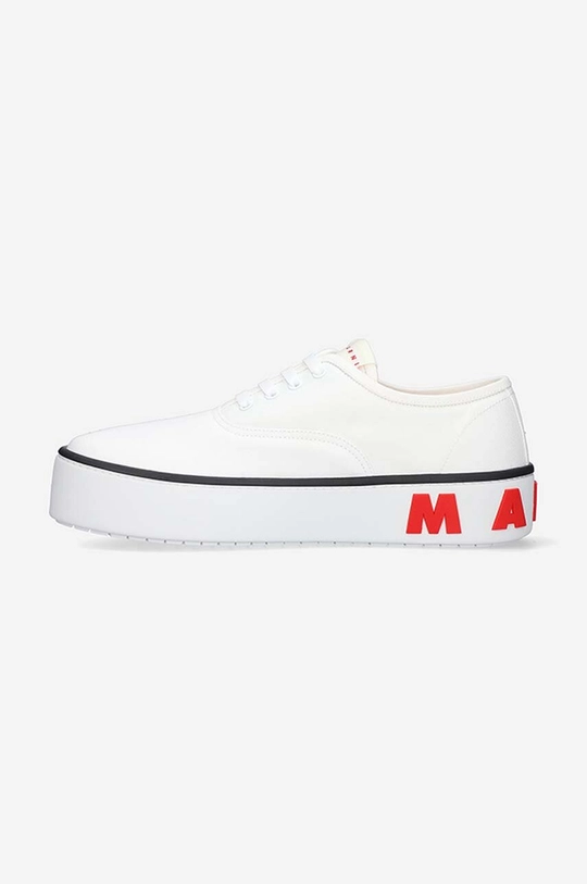 Marni sneakersy Cholewka: Materiał tekstylny, Wnętrze: Materiał tekstylny, Podeszwa: Materiał syntetyczny, Wkładka: Skóra naturalna