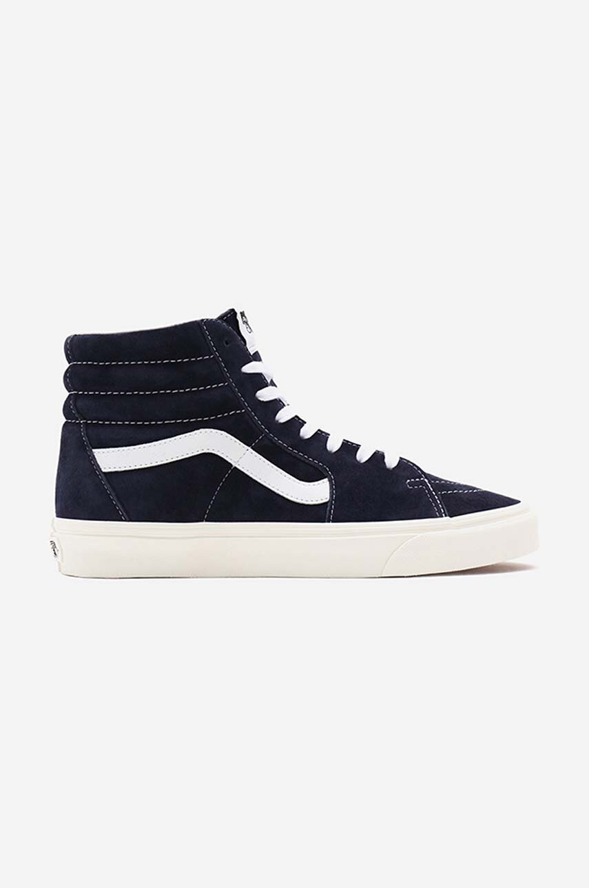 navy Vans leather trainers UA SK8-Hi Men’s