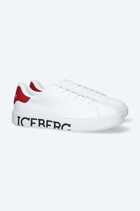 Iceberg leather sneakers BOZEMAN STAMPA Men’s