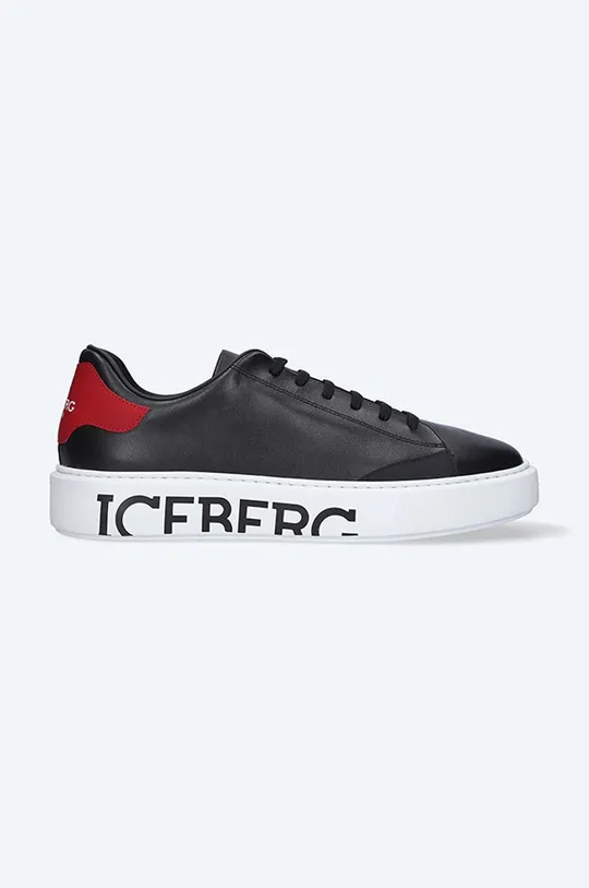 Iceberg leather sneakers BOZEMAN STAMPA