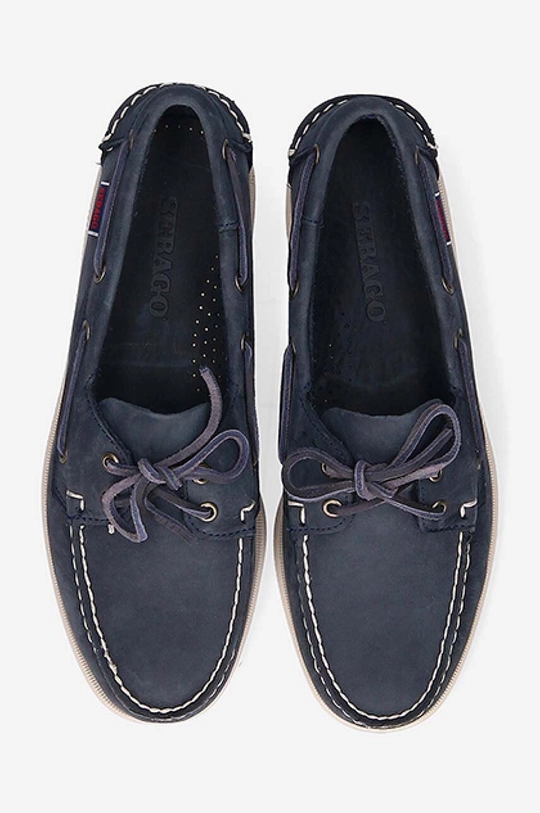 bleumarin Sebago mocasini de piele