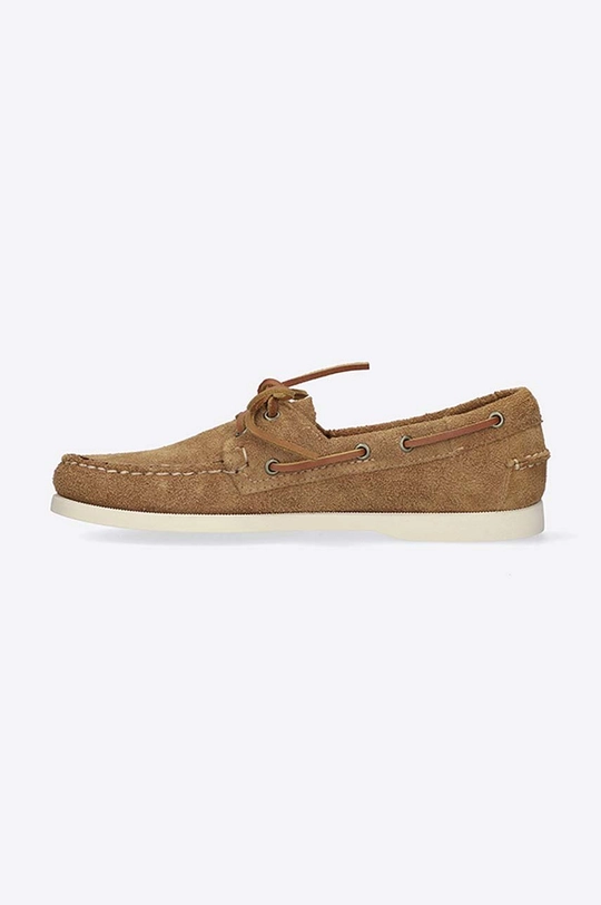 Semišové mokasíny Sebago Sebago Portland Flesh Out 7111PTW BEIGE CAMEL Zvršok: Semišová koža Vnútro: Syntetická látka, Prírodná koža Podrážka: Syntetická látka