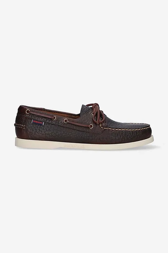 brown Sebago leather loafers Men’s