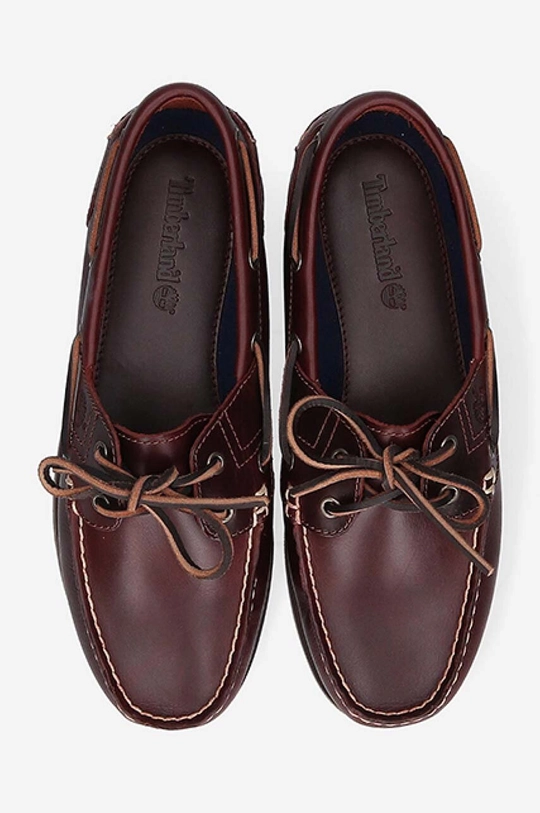 brown Timberland leather loafers 2-Eye Classic Boat