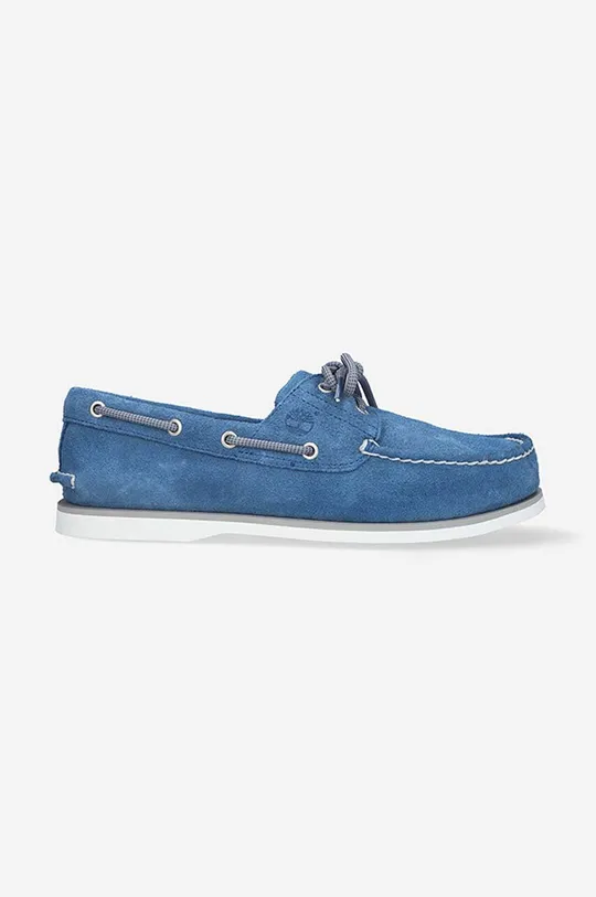 blue Timberland suede loafers Classic Boat 2 Eye Men’s