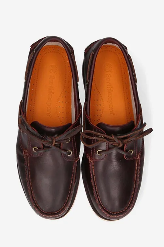 brown Timberland leather loafers Classic Boat EK+2 EYE