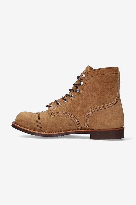 Red Wing suede shoes Iron Ranger  Uppers: Suede Outsole: Synthetic material