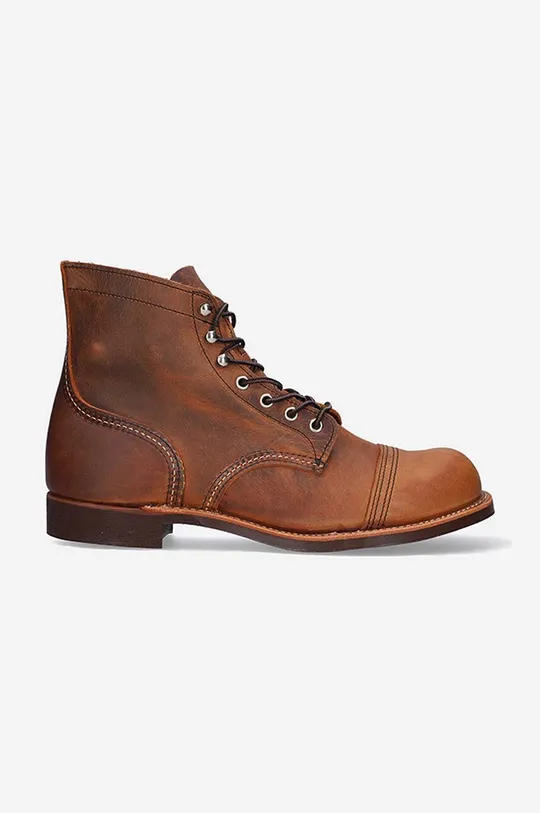 brown Red Wing leather shoes Iron Ranger Men’s
