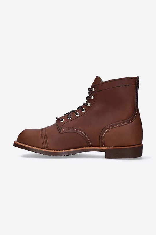 Red Wing leather shoes Iron Ranger  Uppers: Natural leather Outsole: Synthetic material