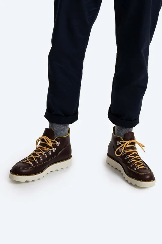 Fracap leather shoes LINE brown