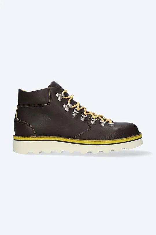 brown Fracap leather shoes SAM Men’s